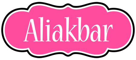 Aliakbar invitation logo