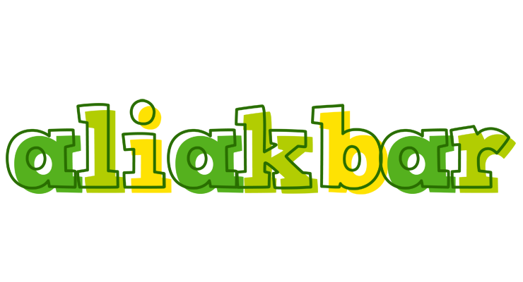 Aliakbar juice logo