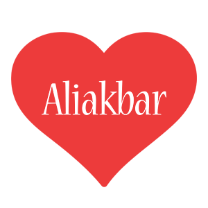 Aliakbar love logo