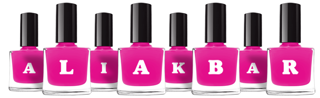 Aliakbar nails logo