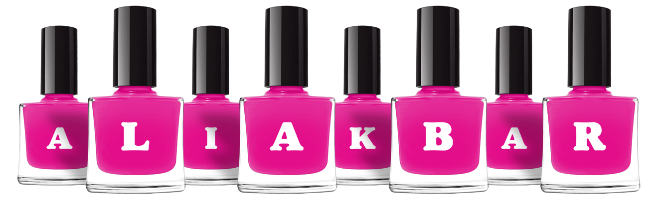 Aliakbar nails logo