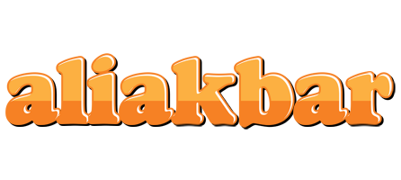 Aliakbar orange logo