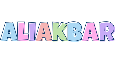 Aliakbar pastel logo