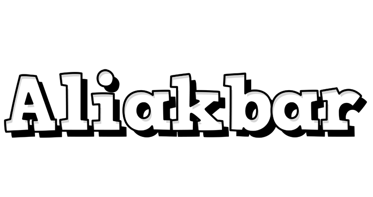 Aliakbar snowing logo