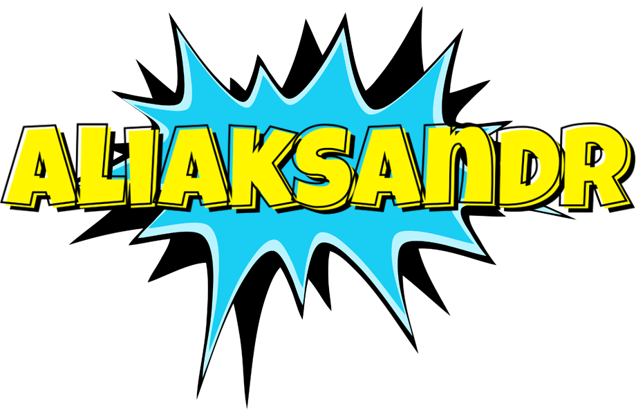 Aliaksandr amazing logo
