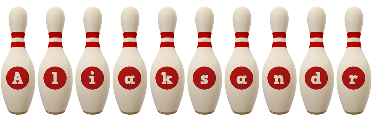 Aliaksandr bowling-pin logo