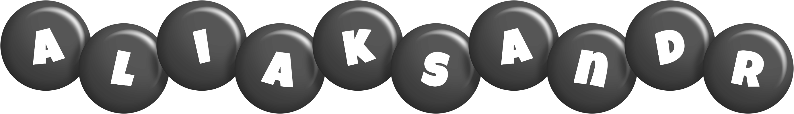 Aliaksandr candy-black logo