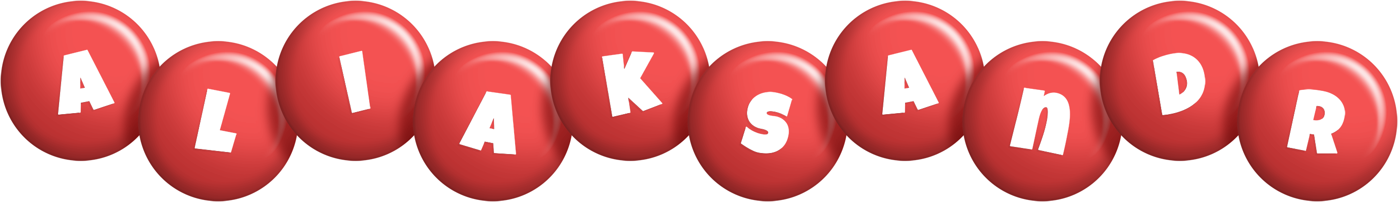 Aliaksandr candy-red logo