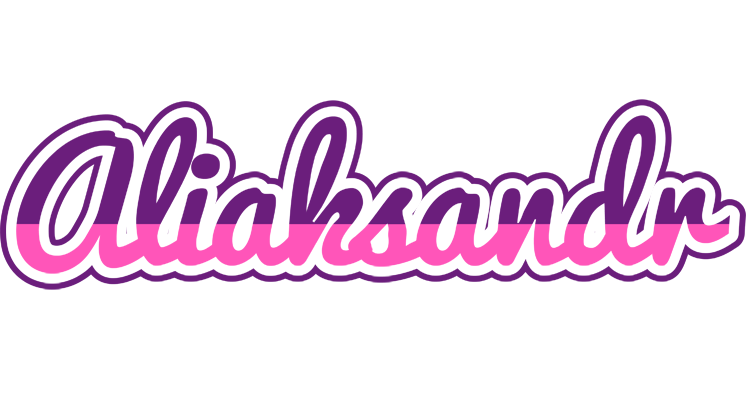 Aliaksandr cheerful logo