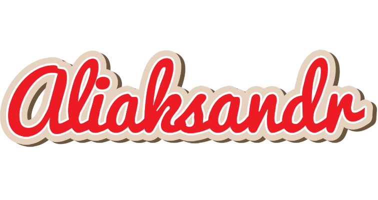 Aliaksandr chocolate logo