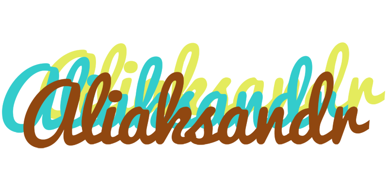 Aliaksandr cupcake logo