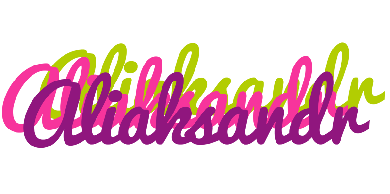 Aliaksandr flowers logo