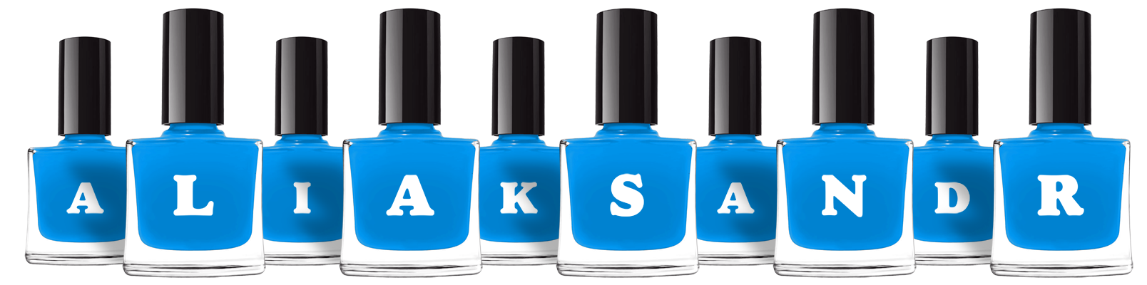 Aliaksandr glossy logo