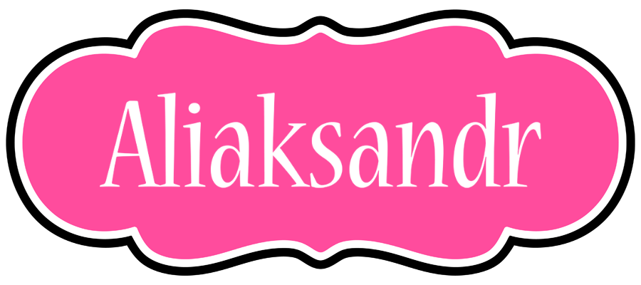 Aliaksandr invitation logo