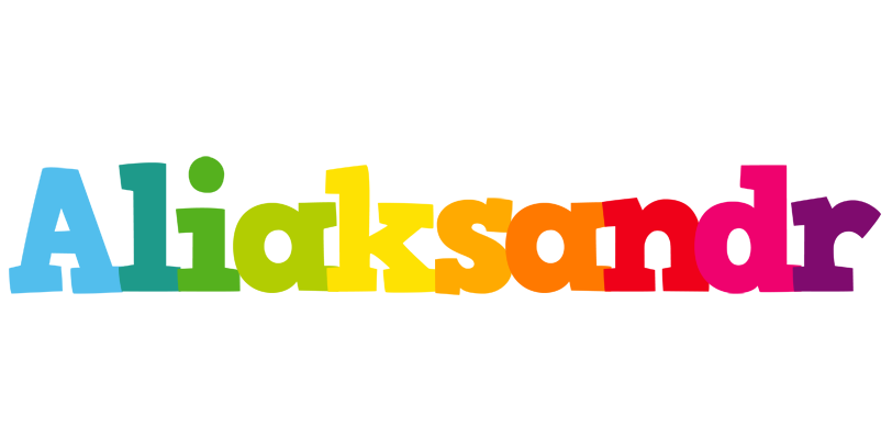 Aliaksandr rainbows logo