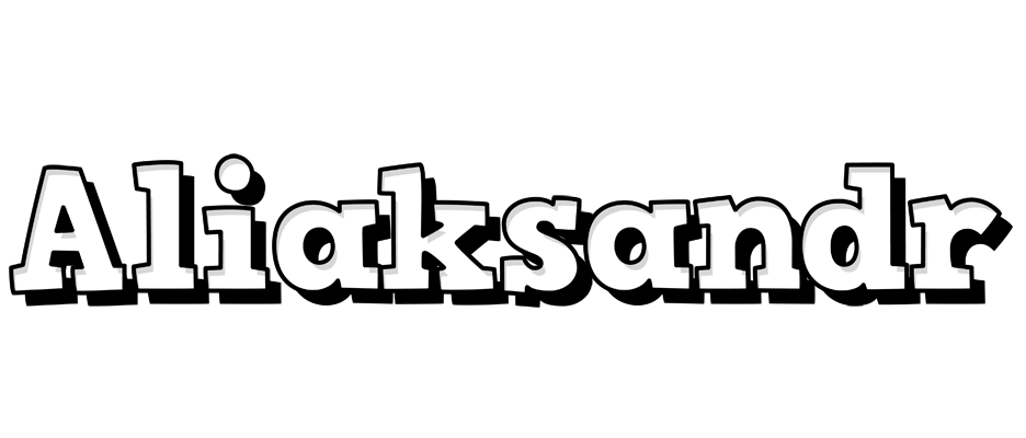 Aliaksandr snowing logo