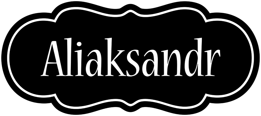 Aliaksandr welcome logo