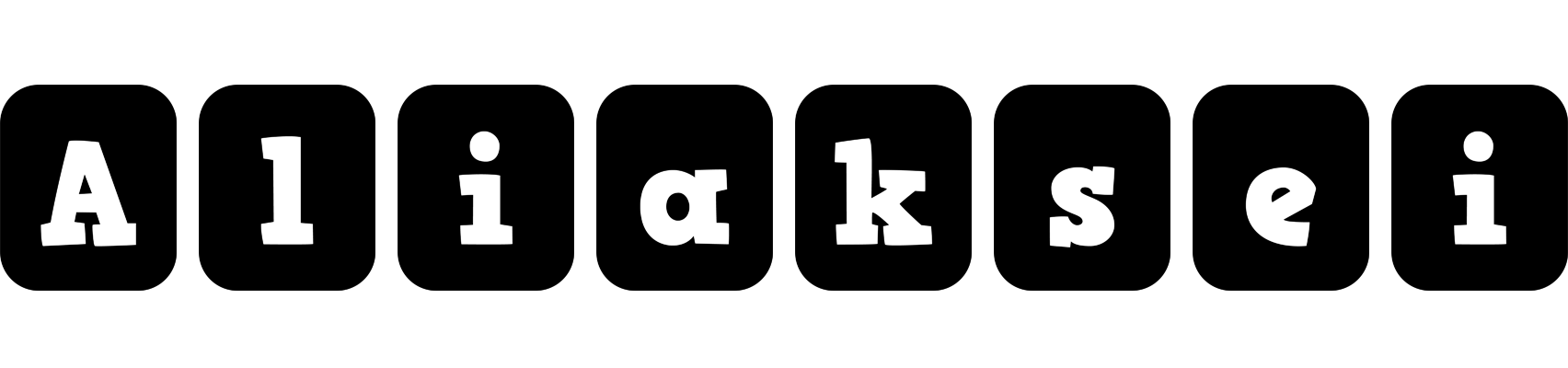 Aliaksei box logo