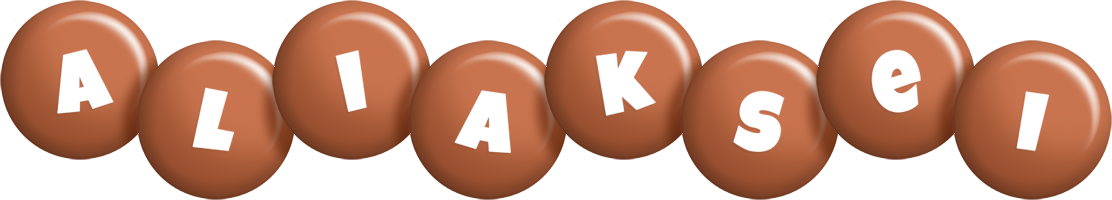 Aliaksei candy-brown logo