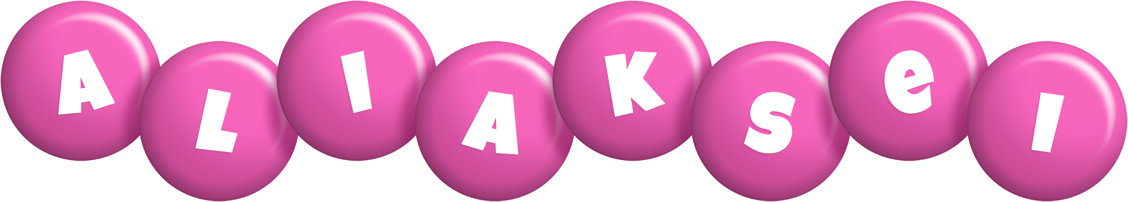 Aliaksei candy-pink logo