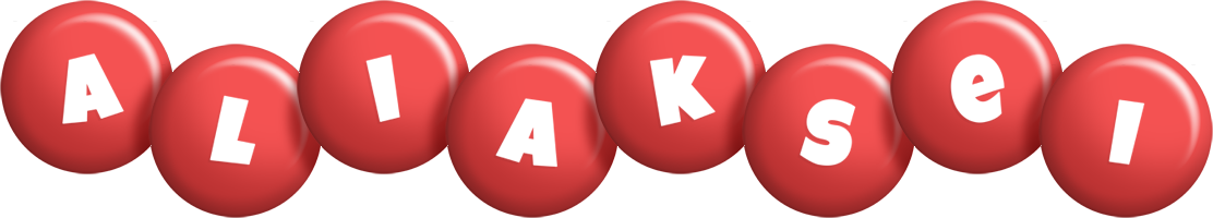 Aliaksei candy-red logo