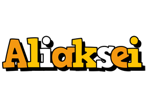 Aliaksei cartoon logo