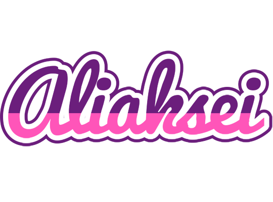 Aliaksei cheerful logo