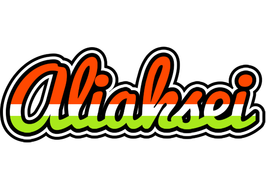 Aliaksei exotic logo