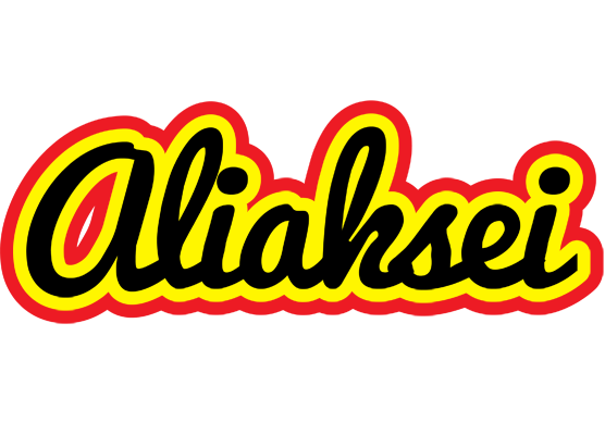 Aliaksei flaming logo