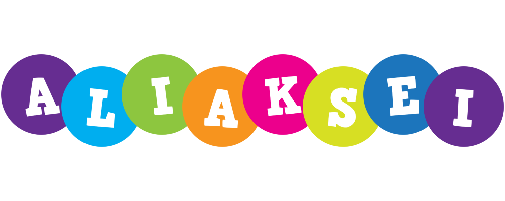 Aliaksei happy logo