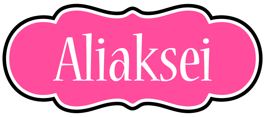 Aliaksei invitation logo