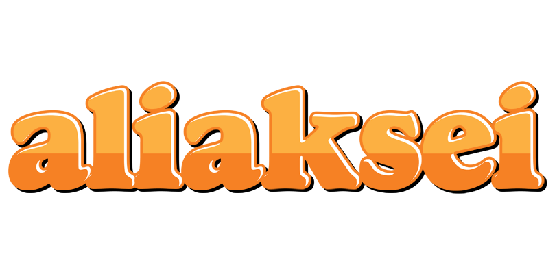 Aliaksei orange logo