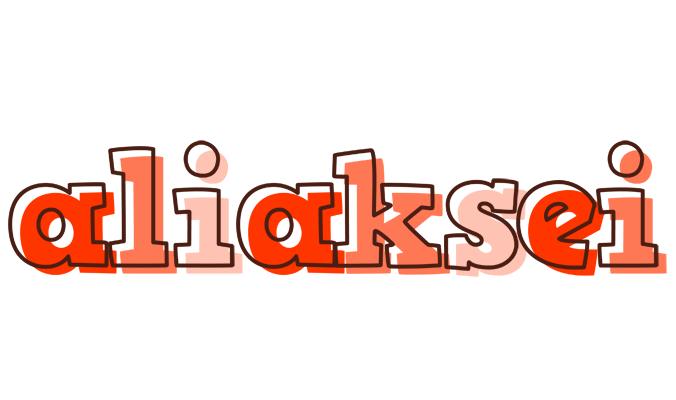 Aliaksei paint logo