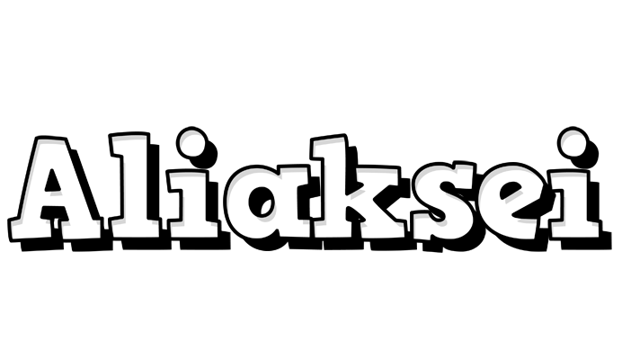 Aliaksei snowing logo