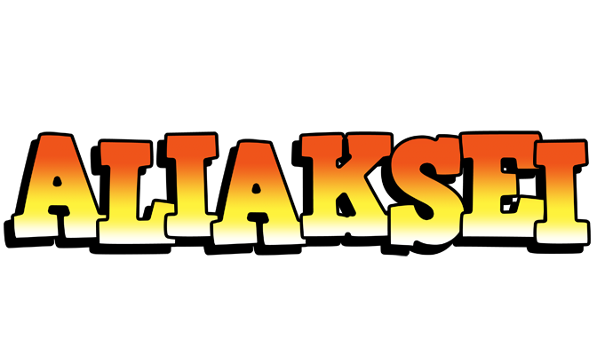 Aliaksei sunset logo
