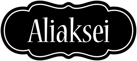 Aliaksei welcome logo