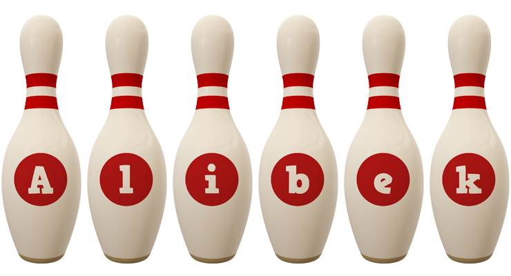 Alibek bowling-pin logo