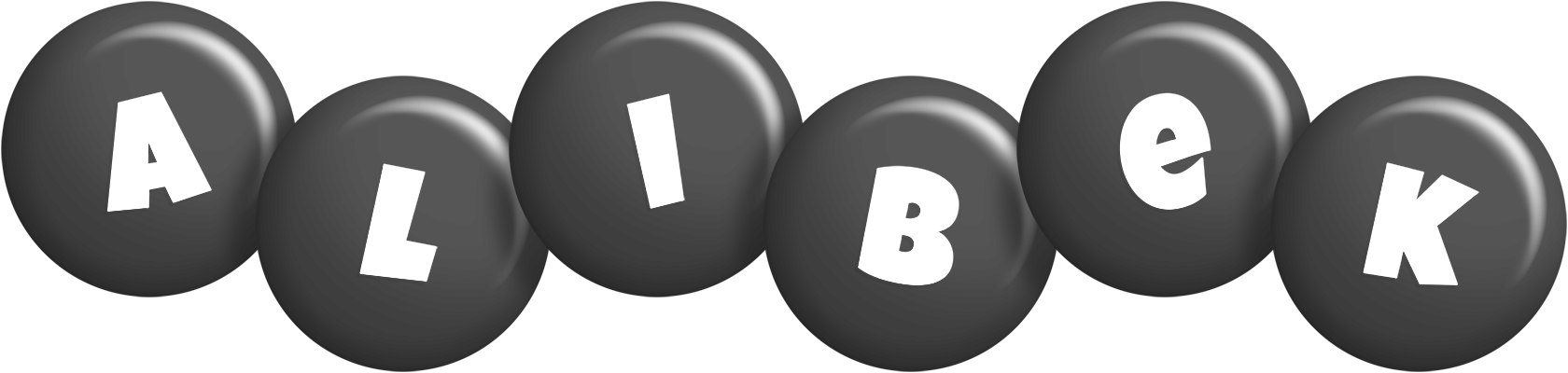 Alibek candy-black logo