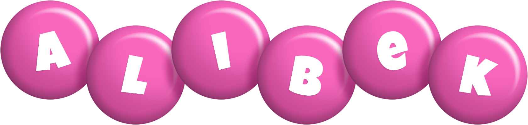 Alibek candy-pink logo