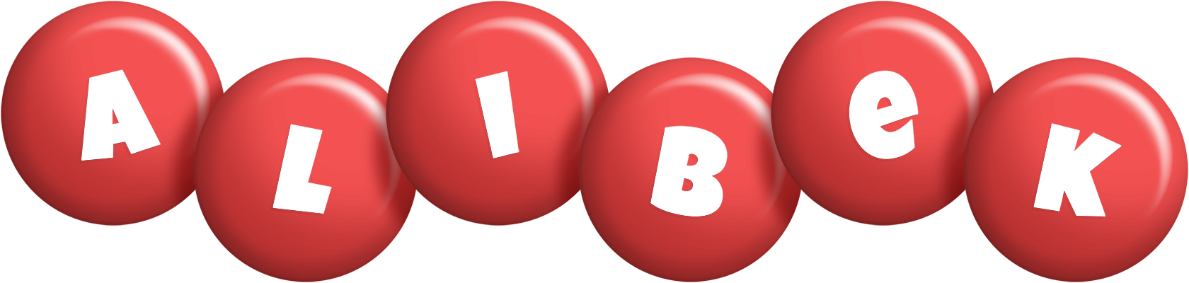 Alibek candy-red logo