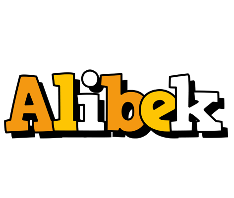 Alibek cartoon logo