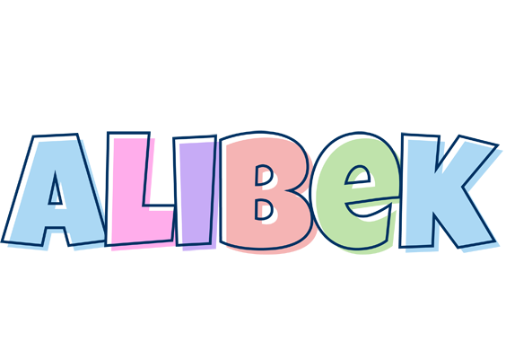 Alibek pastel logo