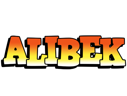 Alibek sunset logo