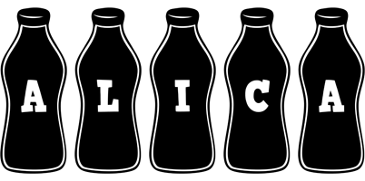 Alica bottle logo