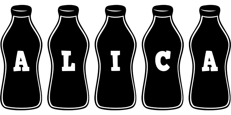 Alica bottle logo