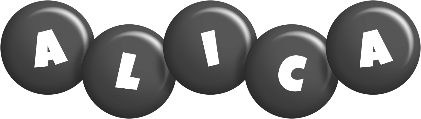 Alica candy-black logo