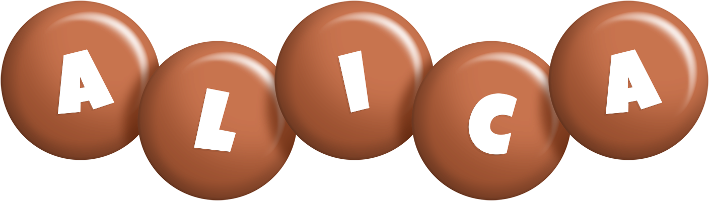 Alica candy-brown logo
