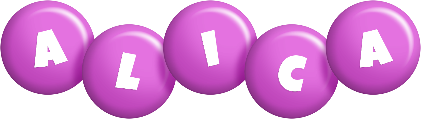 Alica candy-purple logo