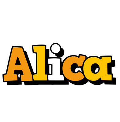 Alica cartoon logo