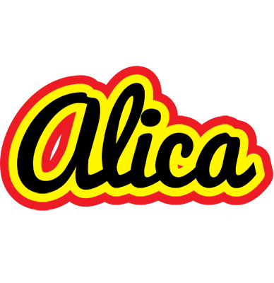 Alica flaming logo
